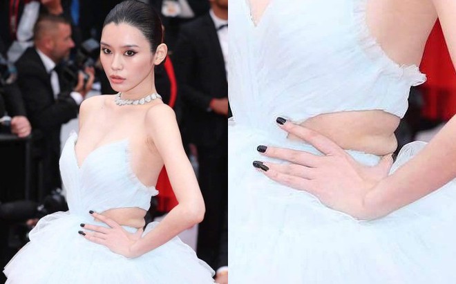 Vòng eo ngấn mỡ tại Cannes là minh chứng cưới chạy bầu của Ming Xi với thiếu gia tỷ đô Hà Du Quân? - Ảnh 3.