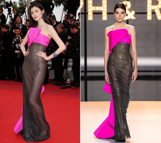 2 thái cực của 2 chân dài Victorias Secret Trung Quốc tại Cannes: Ming Xi như công chúa, Sui He phô phang đến bức người - Ảnh 8.