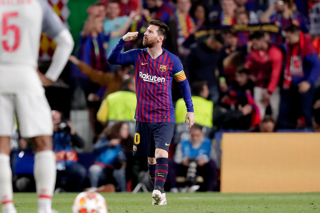 Cận cảnh pha sút phạt thần sầu, không thể tin nổi của siêu sao Messi vào lưới của ông lớn nước Anh Liverpool - Ảnh 9.
