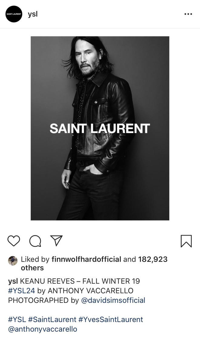 Không còn là tài tử chán đời, Keanu Reeves giờ đã là gương mặt đại diện chất như nước cất của Saint Laurent - Ảnh 5.