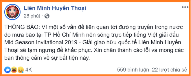 Kh&aacute;n giả Việt Nam kh&oacute; hiểu v&igrave; VETV bất ngờ ngừng stream trực tiếp MSI 2019 - Ảnh 3.