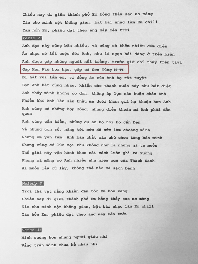 Đen tung sản phẩm bắt tay lần đầu cùng Min, ca khúc lại có nhắc đến Sơn Tùng và hoa hậu HHen Niê đây này - Ảnh 1.