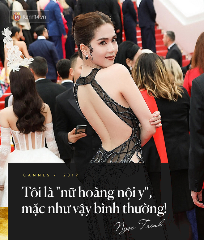Ngọc Trinh lên tiếng khi bị chỉ trích phản cảm trên thảm đỏ Cannes: Tôi là nữ hoàng nội y, mặc vậy là bình thường - Ảnh 1.