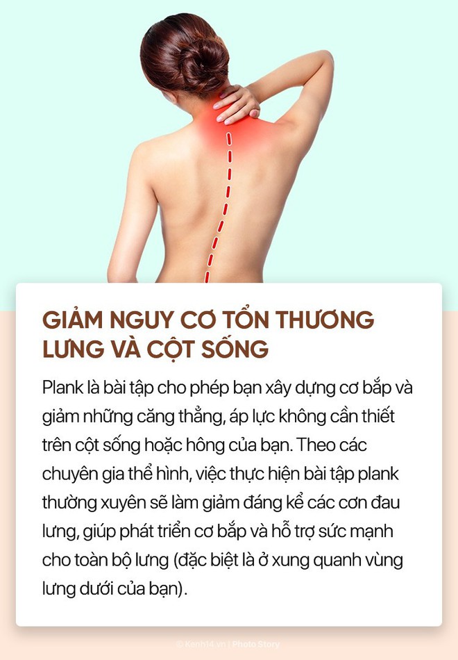 Không chỉ giúp săn chắc cơ bụng, đẩy bay mỡ thừa mà plank còn nhiều lợi ích tuyệt vời khác với cơ thể chúng ta - Ảnh 1.