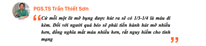 “Hút mỡ bụng: Càng hút nhiều đồng nghĩa mất máu càng lớn, rất nguy hiểm cho tính mạng” - Ảnh 4.