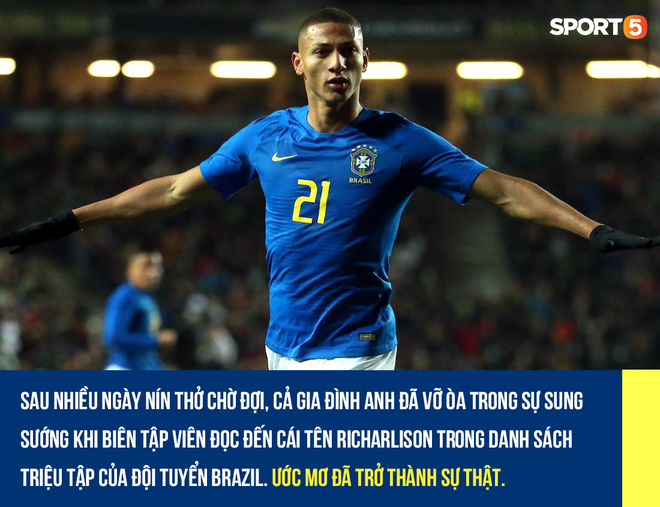 Chuyện lúc 0h: Richarlison, ngôi sao đi lên từ thùng kem dạo và bài học  “khổ trước sướng sau thế mới giàu” - Ảnh 4.