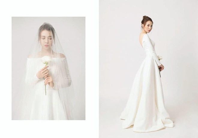 Đàm Thu Trang nhử fan với hình ảnh cô dâu xinh đẹp, NTK tiết lộ giá trị của thiết kế váy khiến ai cũng bất ngờ - Ảnh 6.