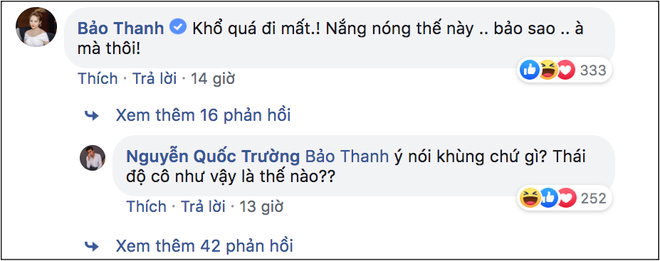 Không chỉ trên phim, cặp đôi oan gia Quốc Trường và Bảo Thanh còn liên tục tương tác với nhau trên mạng khiến fan rần rần thích thú - Ảnh 2.