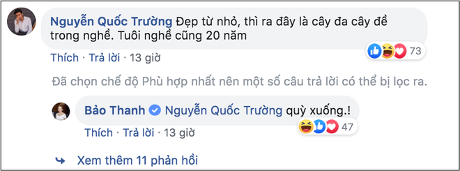 Không chỉ trên phim, cặp đôi oan gia Quốc Trường và Bảo Thanh còn liên tục tương tác với nhau trên mạng khiến fan rần rần thích thú - Ảnh 3.