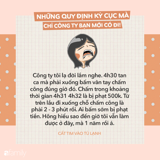 Không đi tất phạt 100k, nghỉ ốm phải mail trước nửa tháng và 1.001 quy định kỳ cục ở công ty mà ai nghe cũng choáng - Ảnh 8.