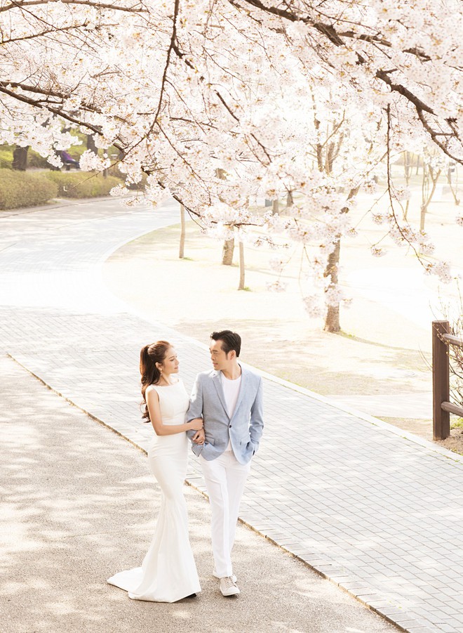 Cận ngày trọng đại, Dương Khắc Linh - Ngọc Duyên tung trọn bộ ảnh cưới lãng mạn tại Hàn Quốc - Ảnh 2.