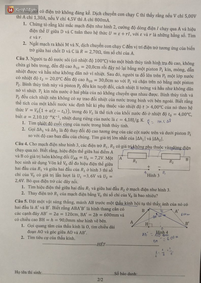 Đề thi vào lớp 10 hệ Chuyên Sư Phạm: Lý phân loại được học sinh giỏi, Hóa - Sinh dễ hơn so với các năm và không có gì mới lạ - Ảnh 6.