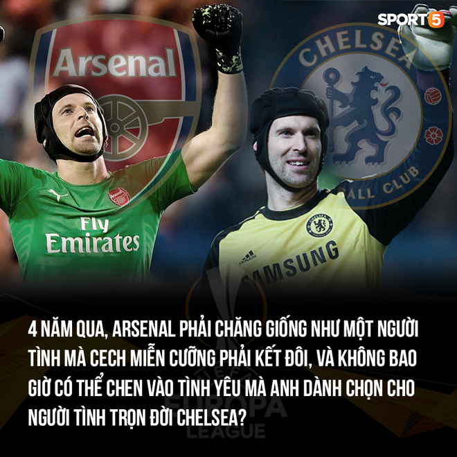 Chung kết Europa League: Nếu Petr Cech bắt ch&iacute;nh, anh c&oacute; ngoại t&igrave;nh với người cũ Chelsea? - Ảnh 3.