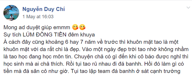 Vì pha nghịch dại hồi bé, thanh niên được khuyến mãi thêm lúm đồng tiền to bự khiến ai nhìn cũng phải khen duyên - Ảnh 1.