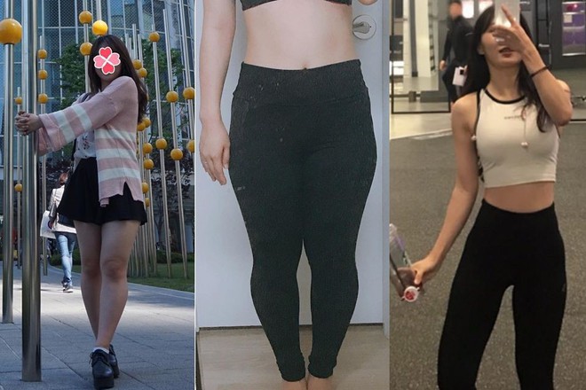 Cô gái Hàn Quốc gây bất ngờ với màn Before - After quá đỉnh, giảm tới 12kg và lột xác hoàn toàn - Ảnh 2.