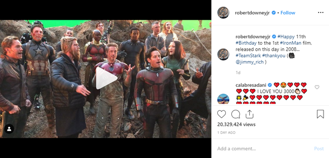 Sự thật sau clip dàn sao Avengers hát mừng sinh nhật Iron Man: Sinh nhật Thanos, nào ngờ bị Robert Downey dùng ké - Ảnh 2.