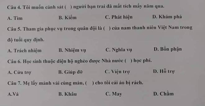 Xuất hiện đề thi Tiếng Việt dành cho người Nhật khiến dân mạng ngỡ ngàng về độ khó và dễ nhầm lần - Ảnh 2.