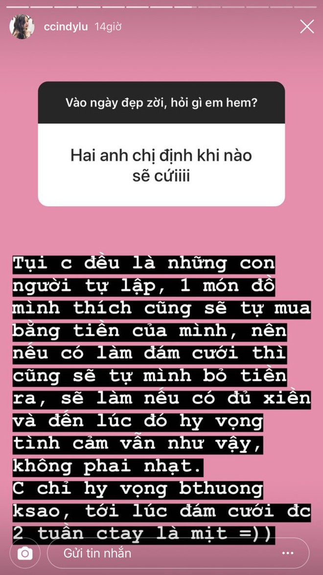 Bạn g&aacute;i Ho&agrave;i L&acirc;m lần đầu trả lời về &yacute; định kết h&ocirc;n v&agrave; nghi vấn c&oacute; con ri&ecirc;ng sau gần 8 năm y&ecirc;u nhau - Ảnh 1.