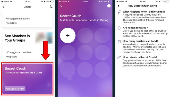 Facebook Secret Crush đã có mặt, dân chơi Dating mở phát biết ngay để làm gì - Ảnh 1.