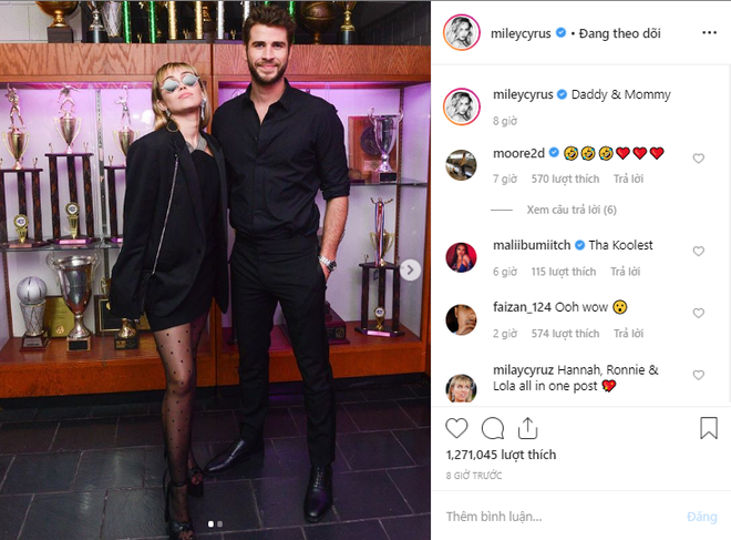 Rộ lên nghi vấn Miley Cyrus đang mang thai đứa con đầu lòng cùng Liam Hemsworth sau 5 tháng kết hôn? - Ảnh 1.