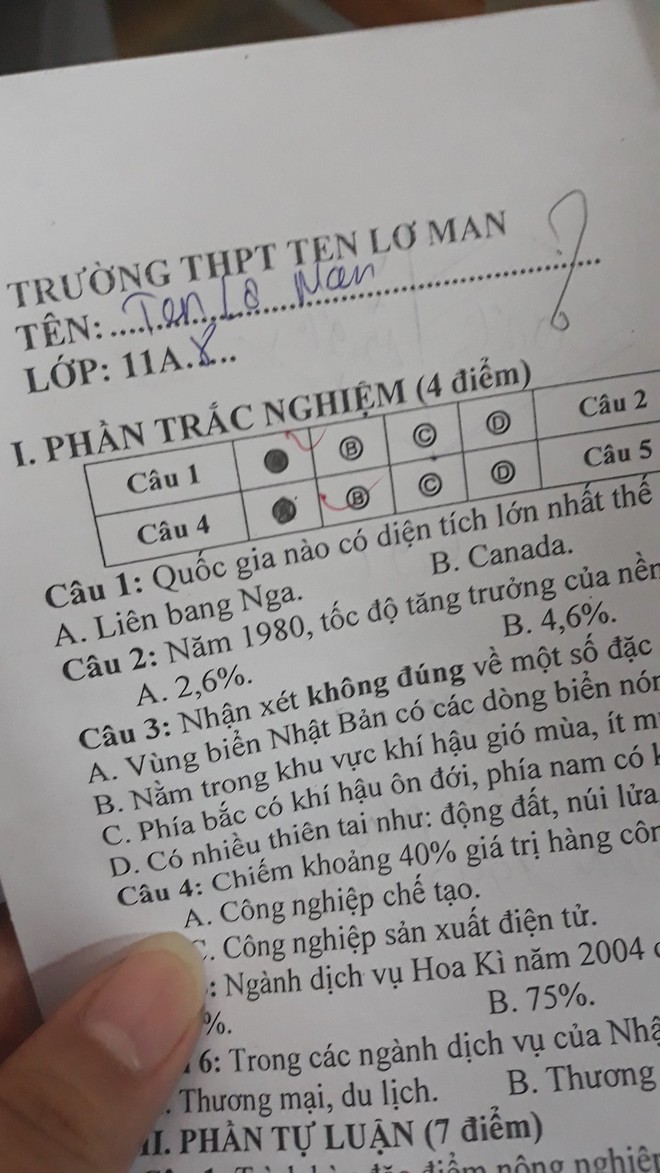 Tổng hợp những tình huống mất não của học sinh trong phòng thi, run đến nỗi quên luôn tên mình! - Ảnh 6.