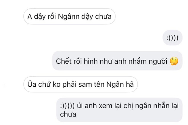 Thả thính cùng lúc nhiều cô, thanh niên ngượng chín người khi crush tên Sam lại nhắn nhầm: Ngân dậy chưa? - Ảnh 5.