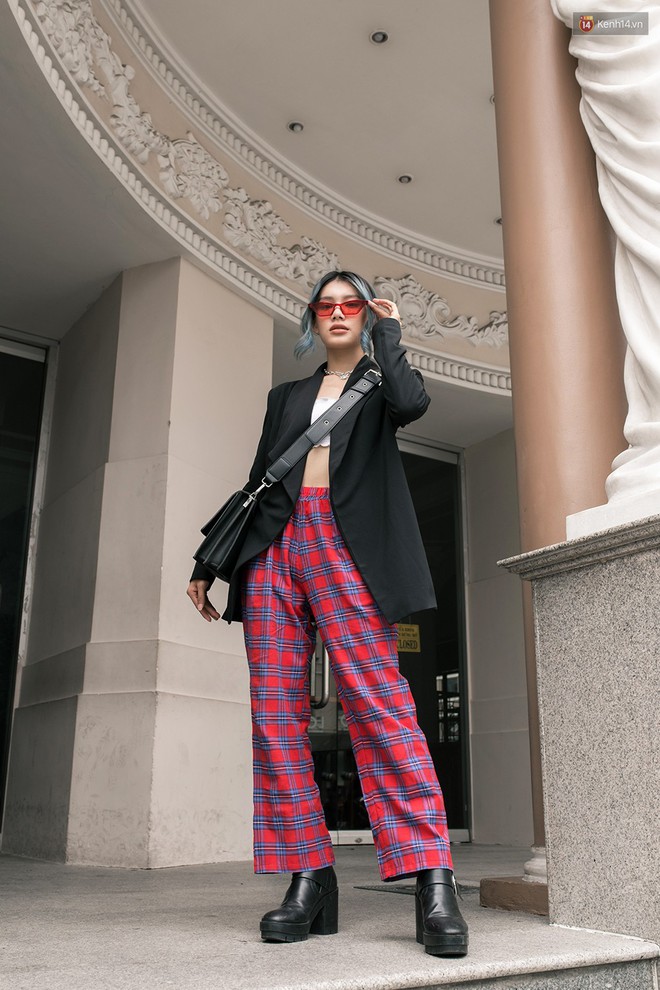 Street style giới trẻ Việt tuần qua: chẳng ưu tiên đồ mát mẻ, các bạn trẻ bất chấp mặc ngốt miễn sao có hình OOTD thật chất - Ảnh 15.