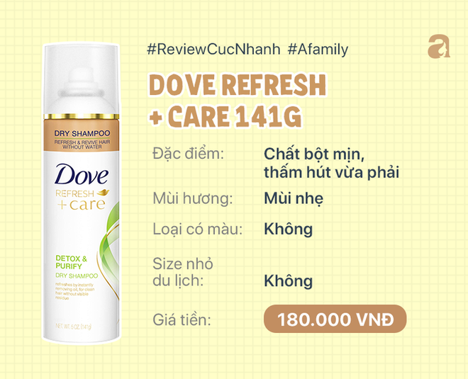 Quá bận rộn hay lười gội đầu thì review cực nhanh về 10 lọ dầu gội khô này sẽ là thứ bạn rất cần - Ảnh 3.