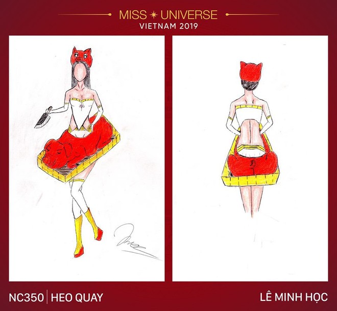 Choáng với loạt ý tưởng trang phục mới dành cho Hoàng Thuỳ dự thi Miss Universe: Từ ninja Lead, heo quay đến cây ATM - Ảnh 1.