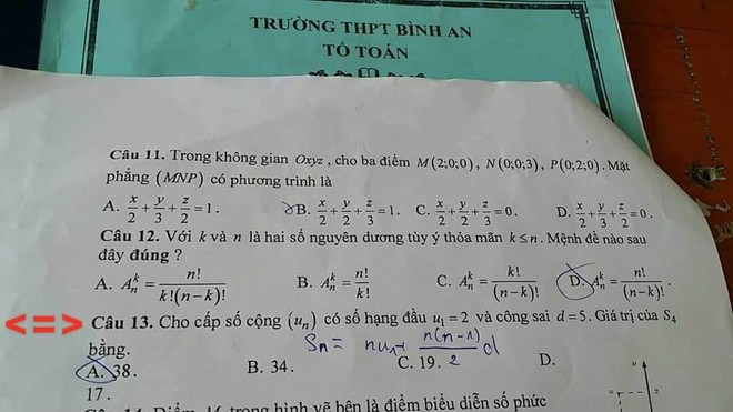 Học Chuyên Văn nhưng bị bắt làm bài thi môn Toán, nam sinh biến tấu ra lời giải đọc không nhịn được cười - Ảnh 2.