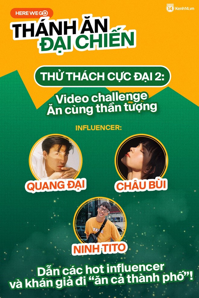 Hé lộ dàn influencers xịn sò của vòng 1 Here We Go 2019: Quay clip “cưa đổ” dàn trai xinh gái đẹp này còn khó hơn nghĩ “Hôm nay ăn gì?” - Ảnh 1.