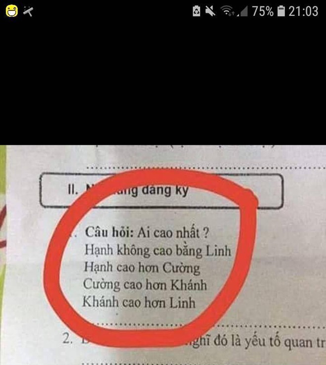 Thêm một bài toán gây nhũn não cư dân mạng: Câu hỏi chưa tới 20 chữ nhưng khiến dân mạng tìm không ra đáp án đúng - Ảnh 1.