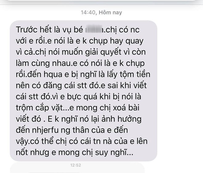 Vụ người đ&agrave;n &ocirc;ng d&iacute; s&aacute;t điện thoại v&agrave;o v&ugrave;ng k&iacute;n b&eacute; g&aacute;i: Người mẹ tuy&ecirc;n bố đưa ra c&ocirc;ng an, sai tới đ&acirc;u xử l&yacute; tới đ&oacute; - Ảnh 2.