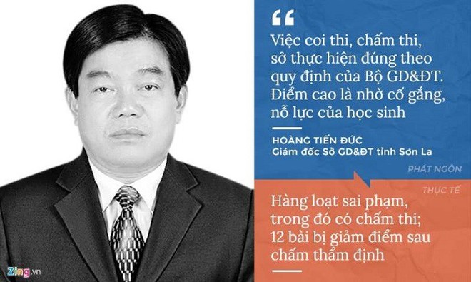 Cách hành xử của giám đốc Sở GD&ĐT Hà Giang, Sơn La giữa tâm bão gian lận thi cử - Ảnh 2.