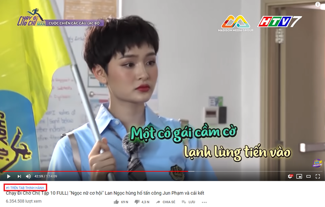 Có Hiền Hồ là khách mời nhạt nhất lịch sử nhưng tập 10 Running Man Việt vẫn lọt top 1 trending YouTube - Ảnh 1.