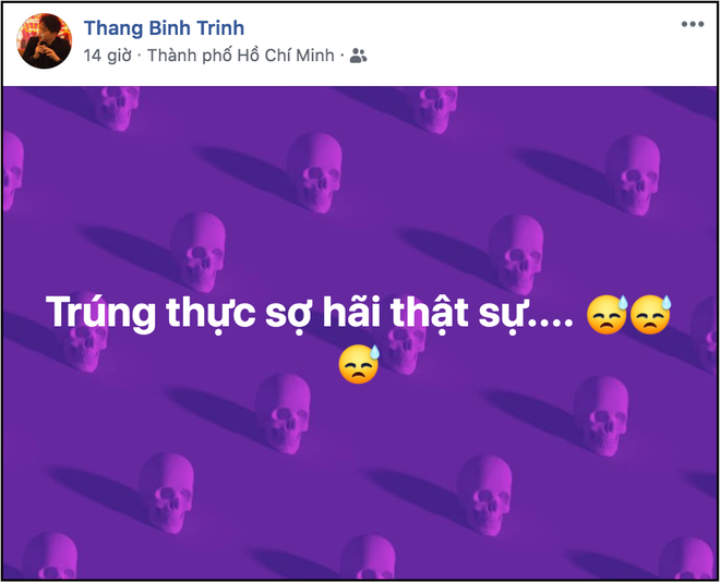 Trịnh Thăng Bình phải huỷ show vì trúng thực nặng đến mức kiệt sức - Ảnh 1.