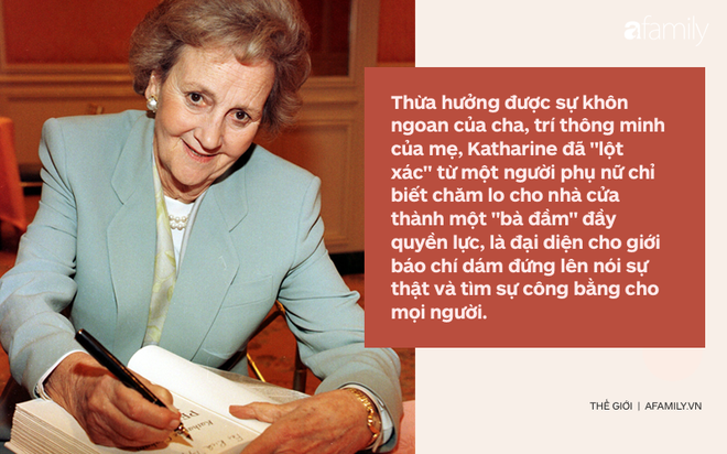 Katharine Graham: Chồng ngoại tình rồi tự tử vì trầm cảm, bà mẹ bỉm sữa vượt lên số phận trở thành huyền thoại của giới báo chí - Ảnh 1.