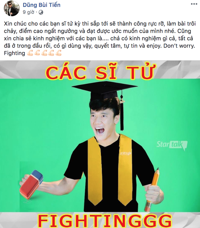 Chú bộ đội Tư Dũng đăng ảnh chúc sĩ tử thi tốt, Quế Ngọc Hải vào troll không trượt phát nào - Ảnh 4.