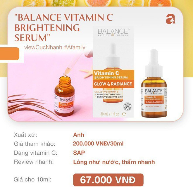 7 loại serum vitamin C ngừa nám da và chống lão hóa giá dưới 350k mà chị em nào cũng cần trong công cuộc “chống già” - Ảnh 1.