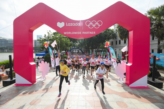 Lazada tổ chức Olympic Day Run, công bố là đối tác của Olympic trong 9 năm tới - Ảnh 7.