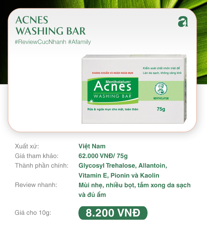 Review nhanh 8 bánh xà phòng trị mụn lưng giá chỉ từ 60k mà dùng tẹt ga cả mùa hè - Ảnh 8.