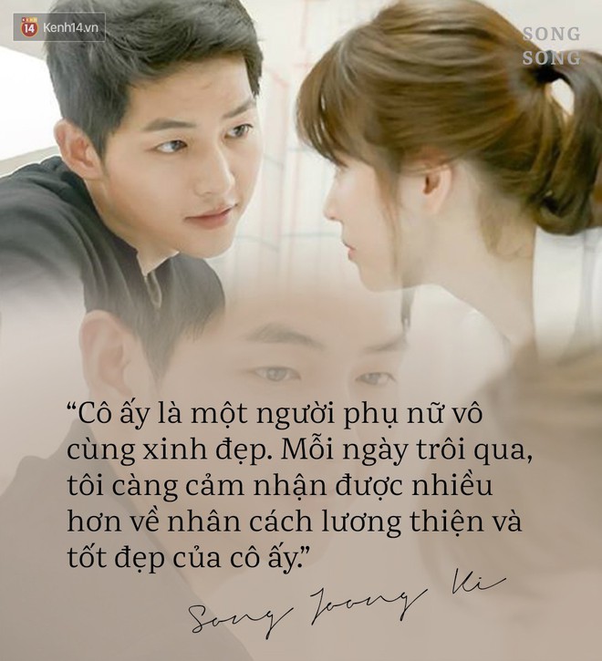 Loạt câu nói ngôn tình của Song Joong Ki và Song Hye Kyo: Bao lời hứa bên nhau trọn đời nay còn đâu? - Ảnh 9.