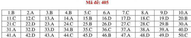 Đáp án thi môn Tiếng Anh THPT quốc gia 2019 (tất cả mã đề) - Ảnh 5.