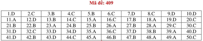 Đáp án thi môn Tiếng Anh THPT quốc gia 2019 (tất cả mã đề) - Ảnh 9.