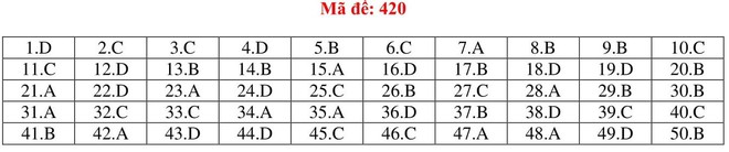 Đáp án thi môn Tiếng Anh THPT quốc gia 2019 (tất cả mã đề) - Ảnh 20.