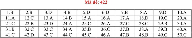 Đáp án thi môn Tiếng Anh THPT quốc gia 2019 (tất cả mã đề) - Ảnh 22.