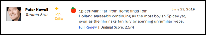 Review đầu tiên Spider-Man: Far From Home toàn mưa lời khen, thậm chí được chọn là phần Nhện hay nhất lịch sử! - Ảnh 6.