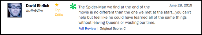 Review đầu tiên Spider-Man: Far From Home toàn mưa lời khen, thậm chí được chọn là phần Nhện hay nhất lịch sử! - Ảnh 12.