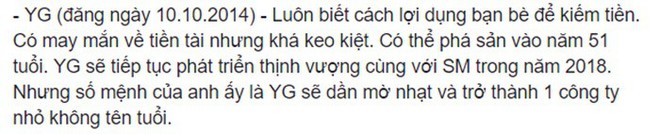 Rùng mình hàng loạt lời tiên tri chính xác về sao Hàn: Vụ chấn động của YG và Song Song trúng phóc, số 5 sốc nhất - Ảnh 5.