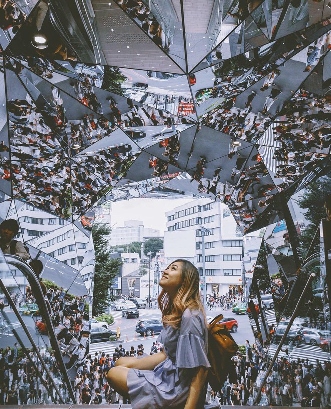 Vòm kính ảo diệu tại trung tâm thương mại nổi tiếng ở Tokyo đang là background sống ảo chiếm trọn mặt trận Instagram - Ảnh 10.